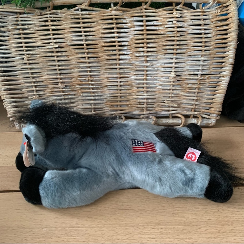 Ty Lefty democrat Beanie Buddies with tag